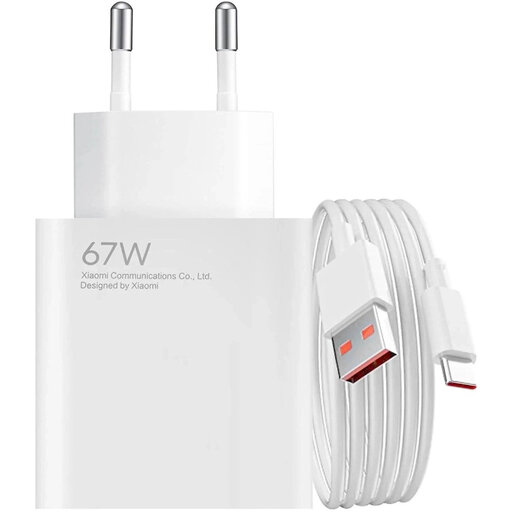 Xiaomi 67W Charger HyperCharge Combo, White