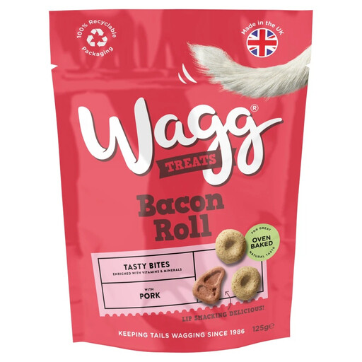 Wagg Treats Bacon Roll