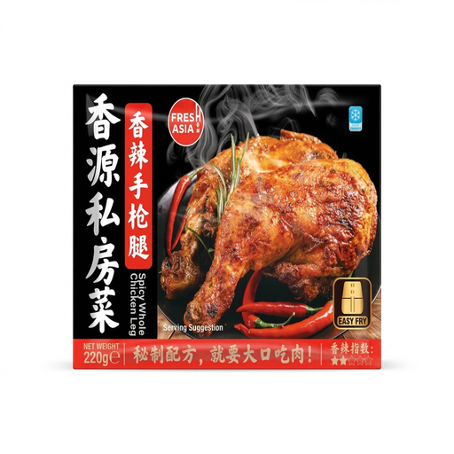 Freshasia Spicy Whole Chicken Leg 220g