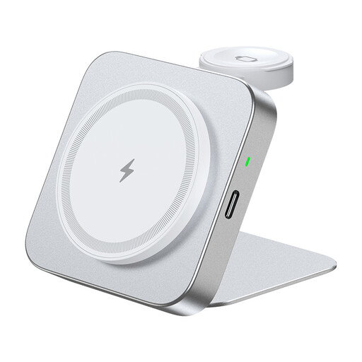 Rexsun 2 in 1 Foldable Magnetic Wireless Charging Station