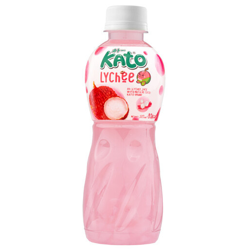 KATO Lychee Drink with Nata de Coco 320 ml