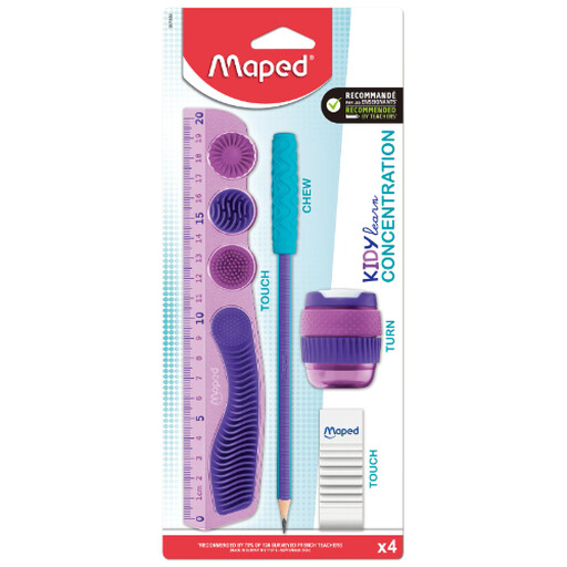 MAPED Kidy Learn Concentration Purple Set