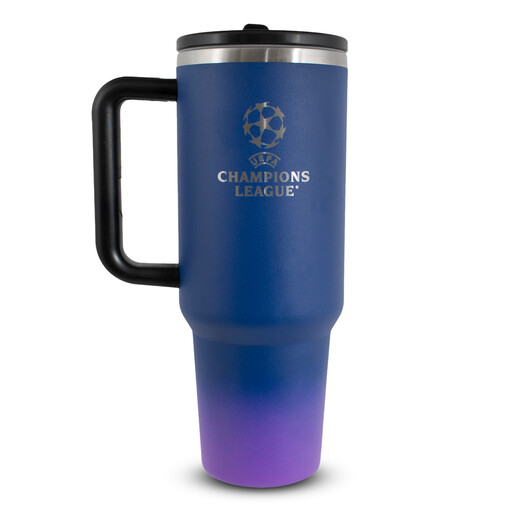 Hy-Pro UEFA Champions League 欧冠主题保温旅行杯，蓝色，1.3L