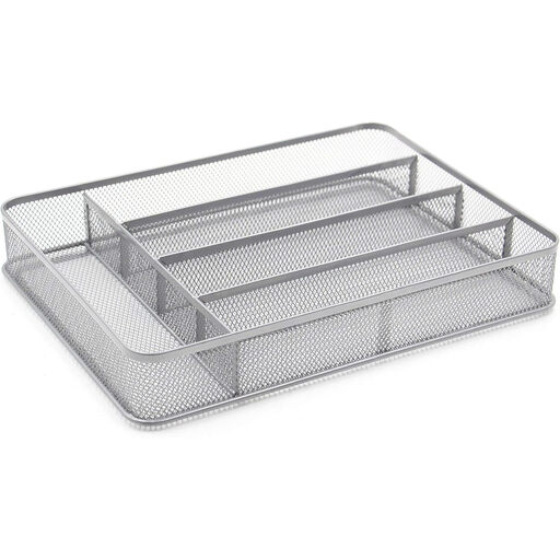 TQVAI Senhoglb Metal Mesh Cutlery Organizer