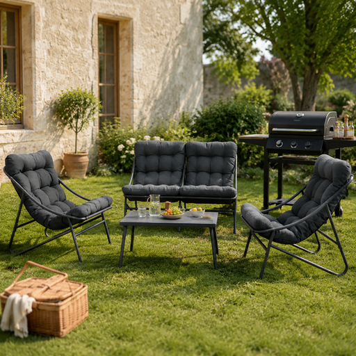 Terrabeta garden furniture steel garden sofa set