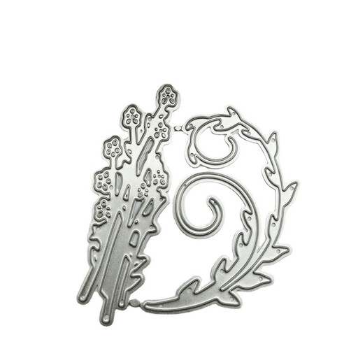 2 Leaves, Flowers and Grass Metal Cutting Die