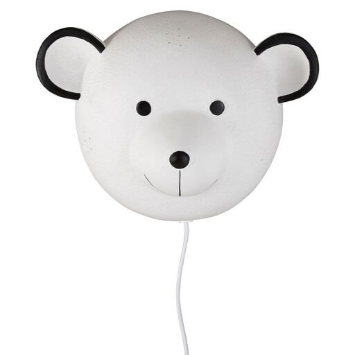 Premier Housewares Ola Ceramic Bear Wall Night Light