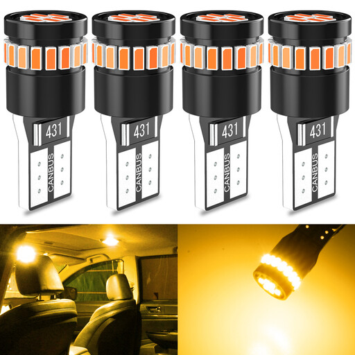 KATUR 194 LED Bulbs 168 2825 W5W T10 24-SMD