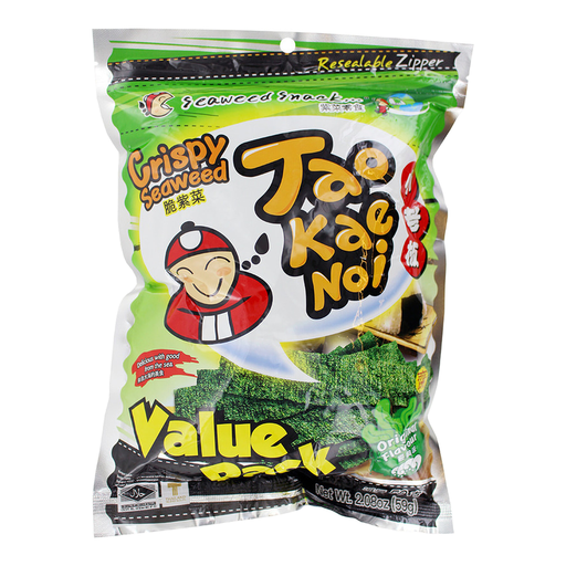 Taokaenoi Tom Yum Crispy Seaweed Original 59g