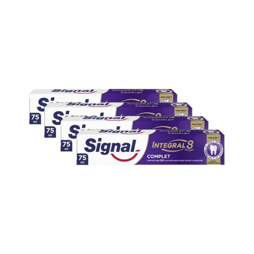 Signal Toothpaste 75ml Integral 8 Complete - Pack of 4