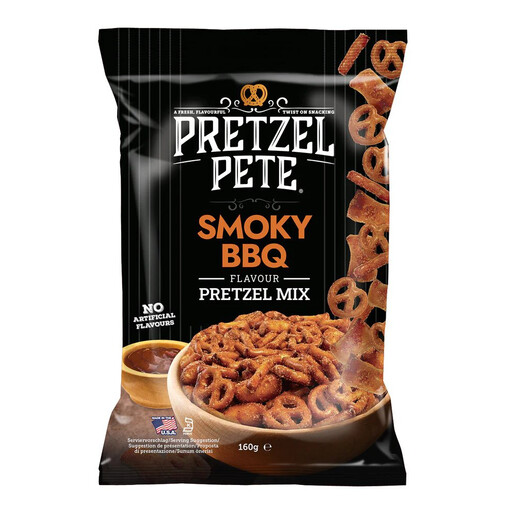 Pretzel Pete Smoky BBQ Pretzel Mix 160g