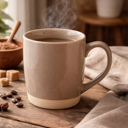 Maison by Premier Luxe Glazed Finish Grey Mug