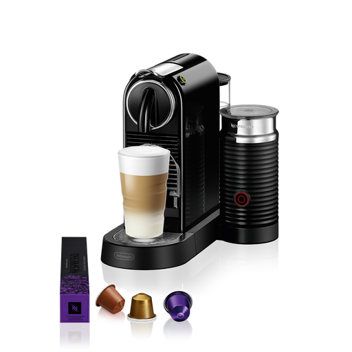 NESPRESSO DE’LONGHI CitiZ & Milk Black Original Capsule Machine