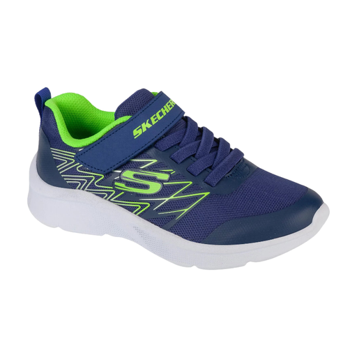 SKECHERS Microspec Texlor Navy/Lime