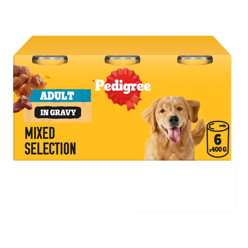 Pedigree Adult Wet Dog Food Mixed Selection in Gravy