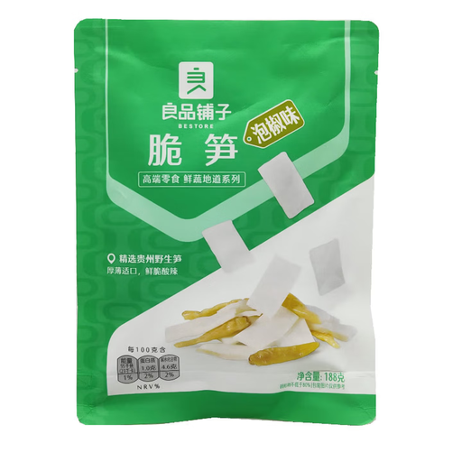Bestore Crispy Bamboo Shoots in Pickled Pepper Flavor 188g