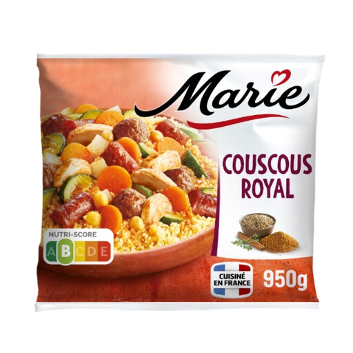 Marie frozen couscous with merguez and chicken, 950 g