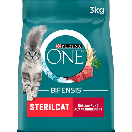 PURINA ONE Sterilcat Rund & Tarwe 3 kg