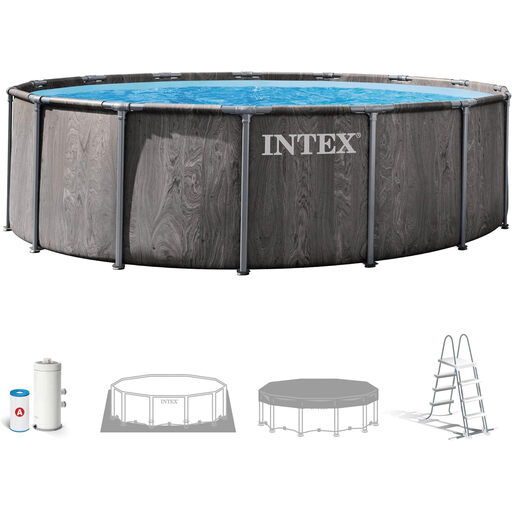 Large Intex Baltik Round Frame Pool Kit