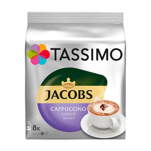 Jacobs Tassimo Cappuccino Choco Kaffeekapseln 8 Portionen 160g