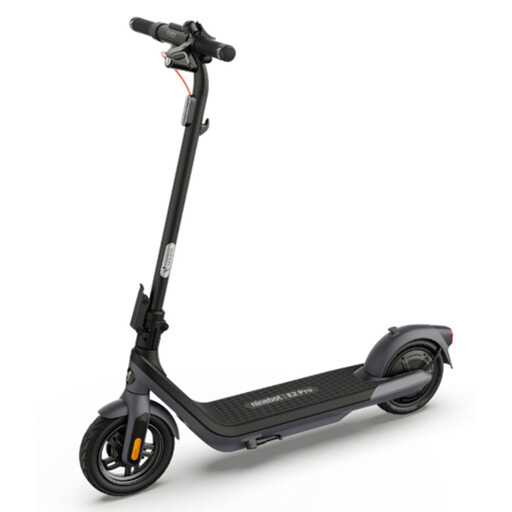 Segway-Ninebot E2 Pro D E-Electric Scooter – 10 Inch, 20 km/h, 35 km Range, Traction Control, Integrated Lights, Black