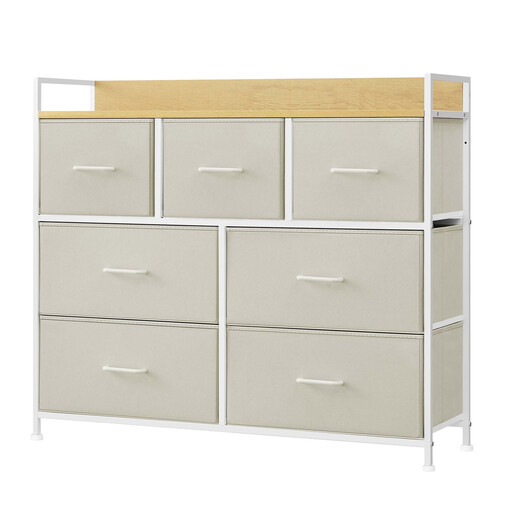 Ochama x SONGMICS Chest of Drawers, 7 Drawers