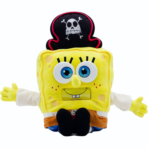SPONGEBOB Goofy Goober Pirate Interactive Sound Plush Toy