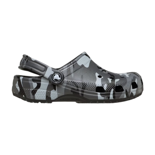 Crocs Classic Camouflage Clog Kids Black/Gray