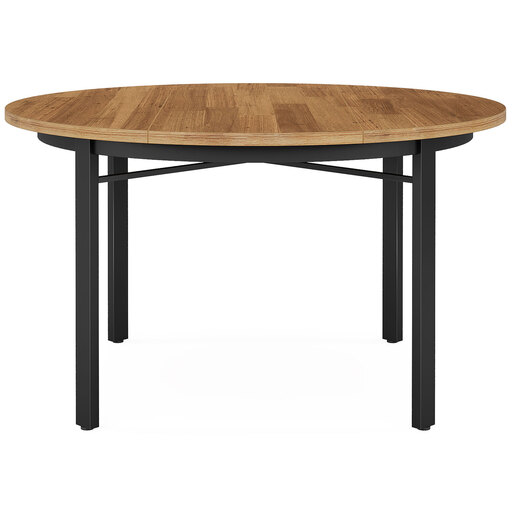 LANTINE Round Dining Table for 4-6 People, 118.5cm