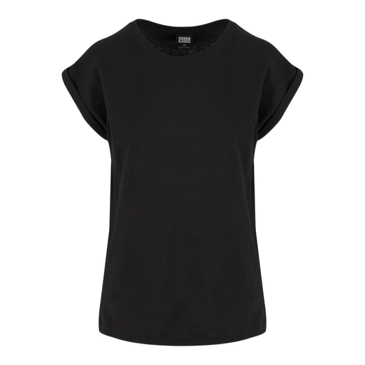 Ladies Extended Shoulder Tee black XS