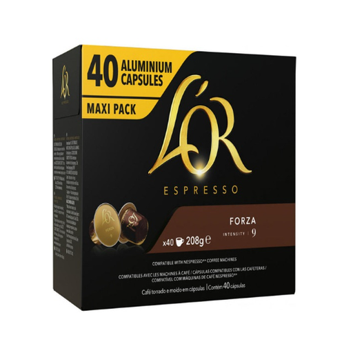 L’OR Espresso Forza，40 颗兼容 Nespresso 系统的胶囊
