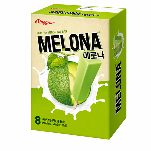 Binggrae Melona Melon Ice Bar 8 x 70 ml
