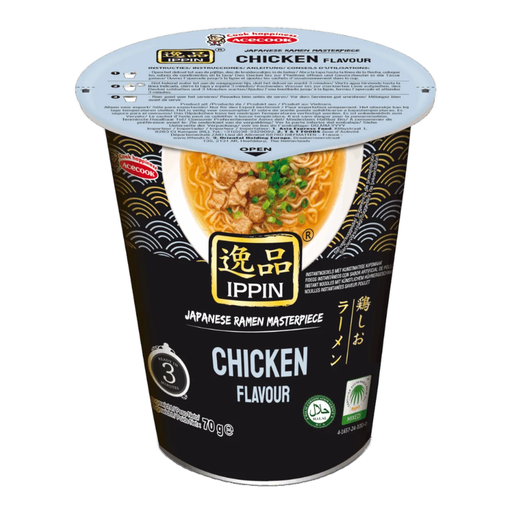 Acecook Ippin Cup Ramen Noodles Chicken Flavour 70g