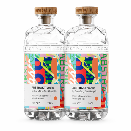 Pack of 2 - Brewdog Distilling Co. Abstrakt Vodka 70cl