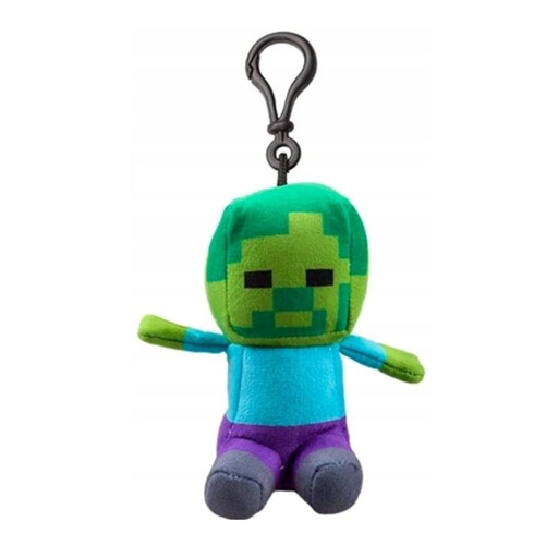 Minecraft Clip-on Plush Zombie Pendant