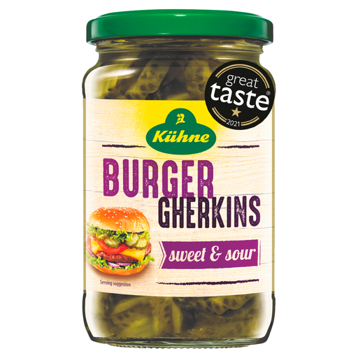 Kuhne Crinkle Cut Burger Slices 330g