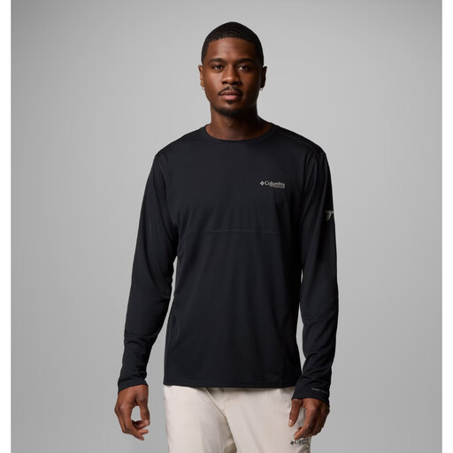 Columbia Cirque River Pro Men's Long Sleeve Crew Shirt - Black