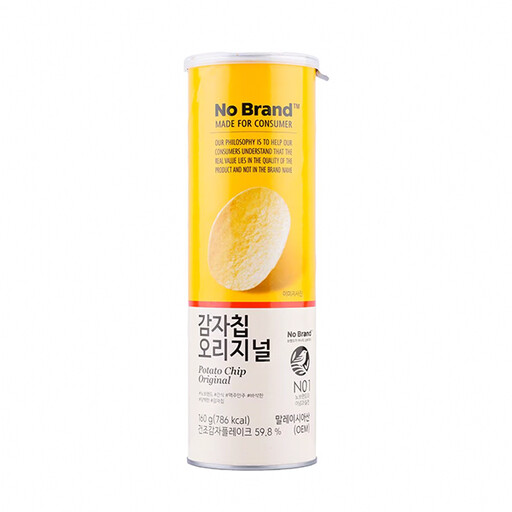 No Brand Korean Potato Chips Original 160g bag