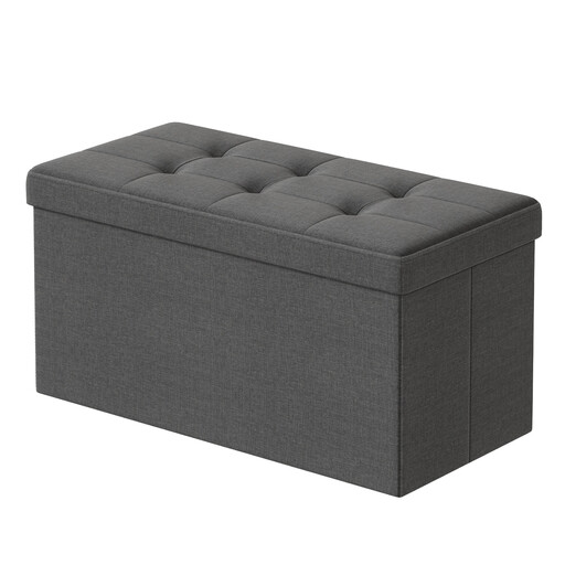 Ochama Storage Bench, 38 x 76 x 38 cm, Dark Grey