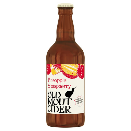 Old Mout Cider Pineapple & Raspberry 500ml (Abv 4%)