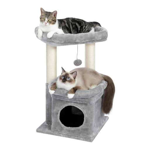 PAWZ Road Small Cat Tree 42cm Multi Level Cat Tower