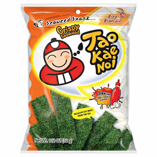 Tao Kae Noi Crispy Seaweed Sriracha Chilli Sauce Flavour 32g