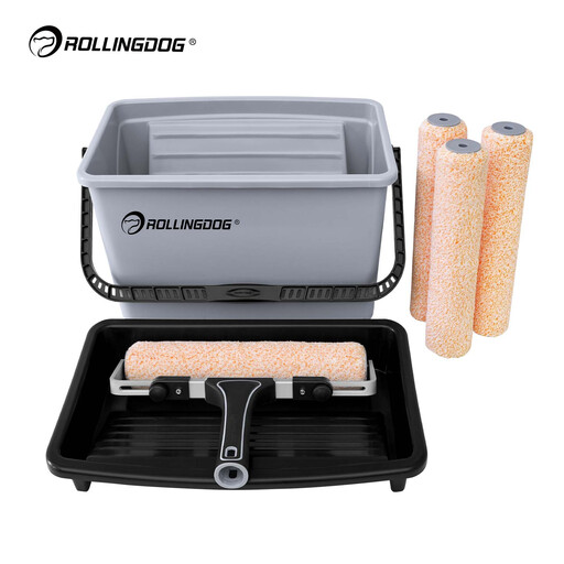 ROLLINGDOG Molossus Paint Roller Set 305mm 7PC Professional Heavy Duty Roller Kit