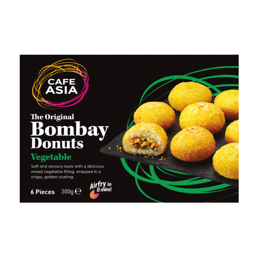 Cafe Asia Vegetable Bombay Donuts 300g