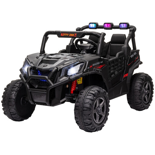 AIYAPLAY Kids Electric Ride on Car 2-Seater, 24V Truck UTV