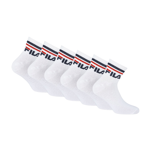 FILA Trainer socks 6-pack White Size 39-42