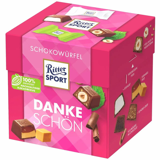 Ritter Sport Choco Cubes Thank You Pralines Box 176g