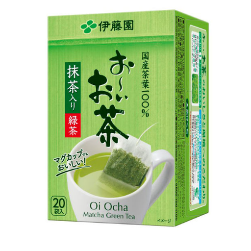 Itoen Oi Ocha Eco Tea Bag Green Tea (with Matcha) 20 Bags