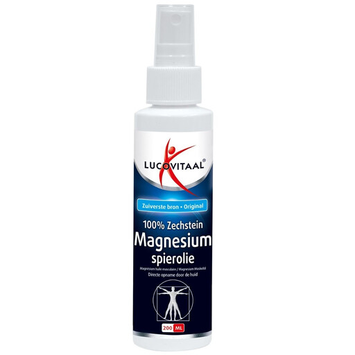Lucovitaal Huile Musculaire au Magnésium 100% Zechstein - Spray 200 ml