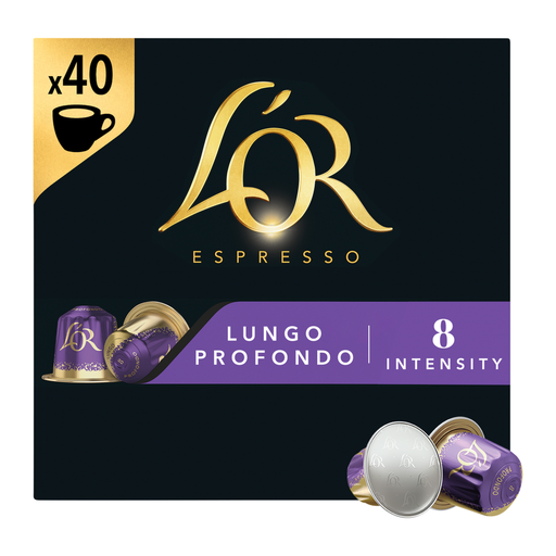 L'OR Espresso Lungo Profondo 40 Coffee Pods